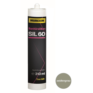 Murexin silicon sanitar sil60 premium classic seidengrau 310ml