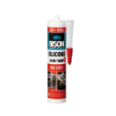 Bison silicon rezistent la temperaturi ridicate High Temp, ro?u, 280ml