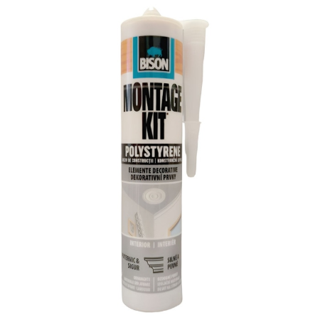 Bison montagekit adeziv pentru polistiren 470gr