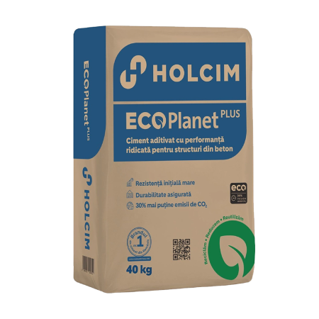 Holcim Ciment Ecoplanet plus 40kg/sac