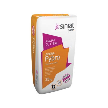 Siniat Adera Fybro tencuiala armata cu fibre pe baza de ipsos 25 kg