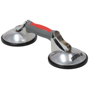 Dedra ded06p12 Ventuza dubla pentru gresie, faianta , ferestre 2x123mm, max 120 kg